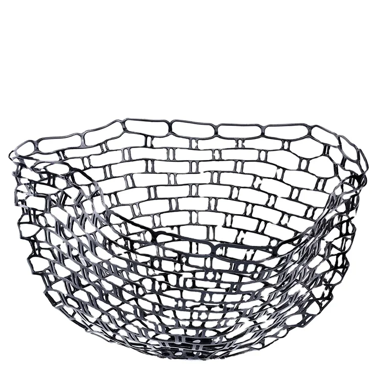 Foldable M Size Soft Rubber Mesh Diameter 50cm Fishing Landing Net
