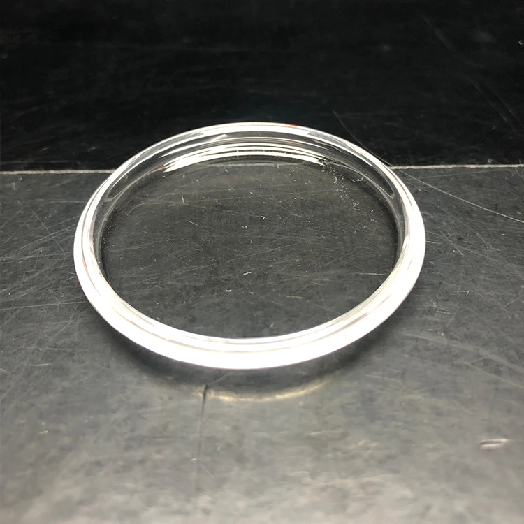Pot Shaped Chamfer Watch Crystal Synthetic Sapphire Lens