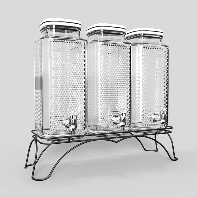 Оптовая Цена Заказной стеклянный диспенсер бутылка