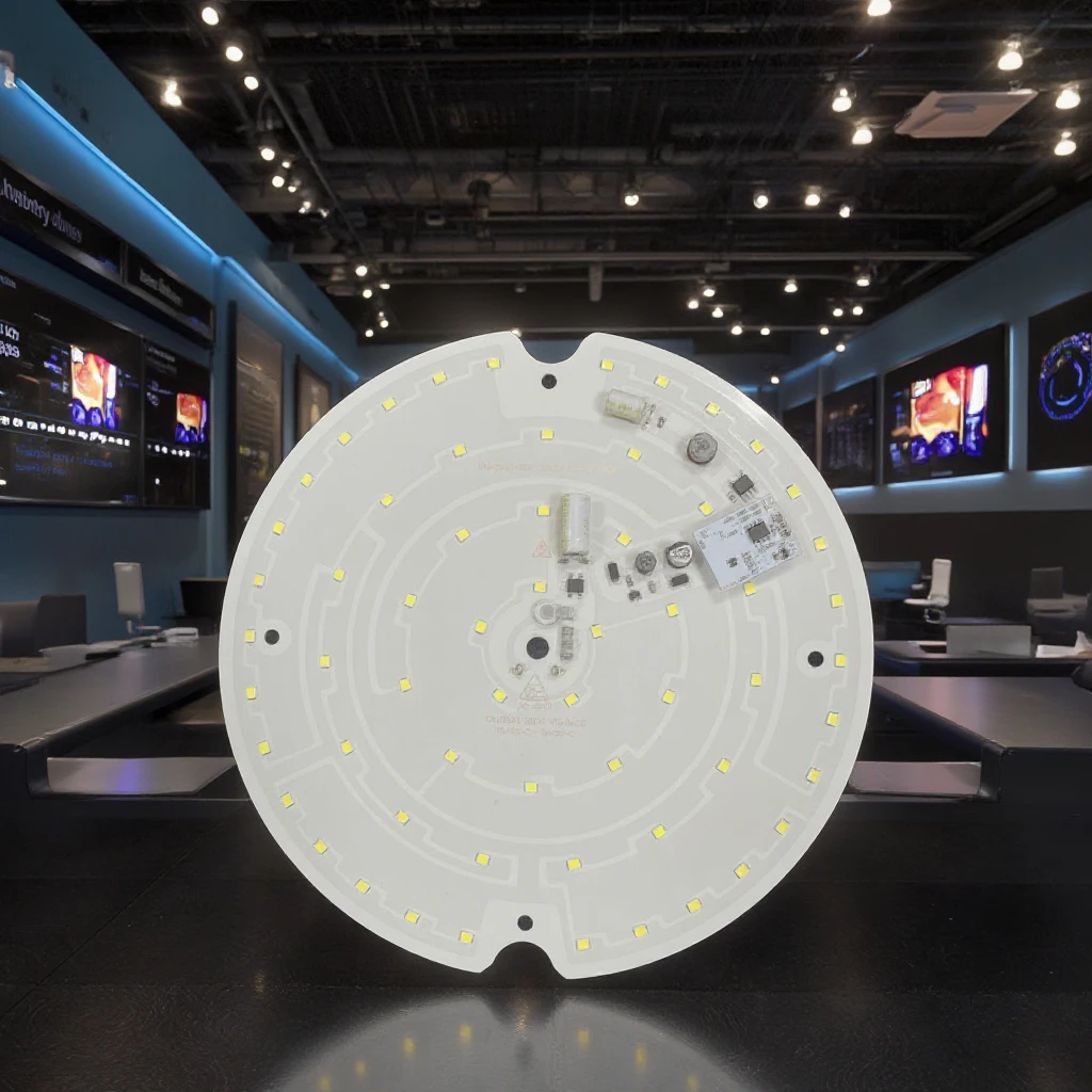 Flicker-free 220V 20W Round Aluminium DOB SMD2835 led Light Board Motion Sensor Led Module For Led Ceiling Light