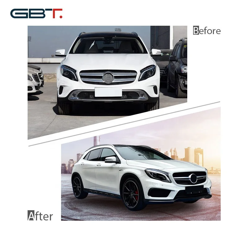 GBT Popular Products Mercedes gla Upgrade Facelift Body Kit For 2021 Benz GLA Conversion Bumper Headlight Parts
