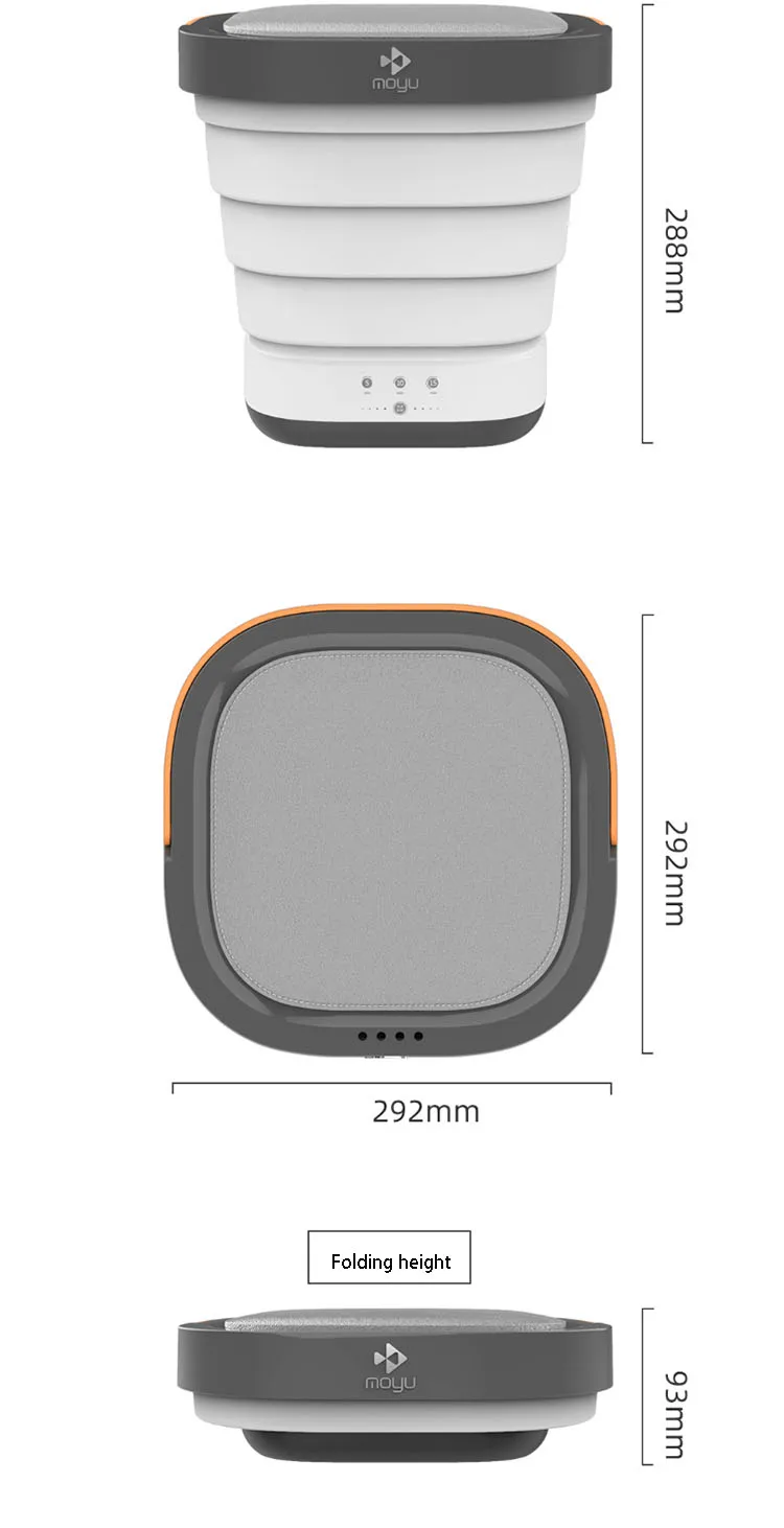 
Small and stylish household folding washing machine 