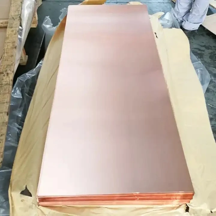 High Thermal Conductivity Red Copper C10100 C11000 C12200 C12000 Pure Copper Sheet Plate