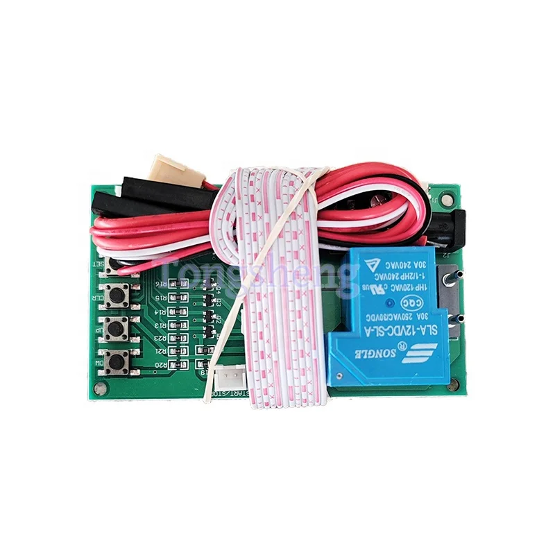 For coin acceptor selector JY-15B 40cm white lead Coin operated Time Control Timer Board  JY-15A Arcade Game Machine Timer Board