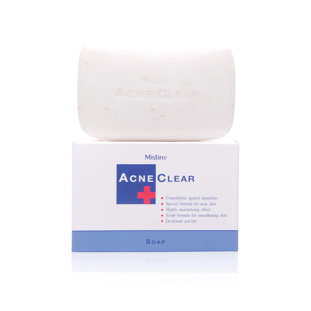 Mistine Acne Clear Soap Acne-free Formula Facial Soap Thai Cosmetic Acne Cleanser Fighting Thai Product Beauty Personal Care