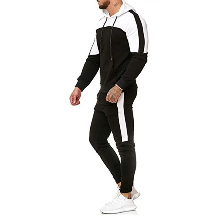 High Quality Windbreaker 2 Piece Winter Slim Fit Custom Logo Jogging Sweatpants And Hoodie Set Sportswear Men Tracksuit