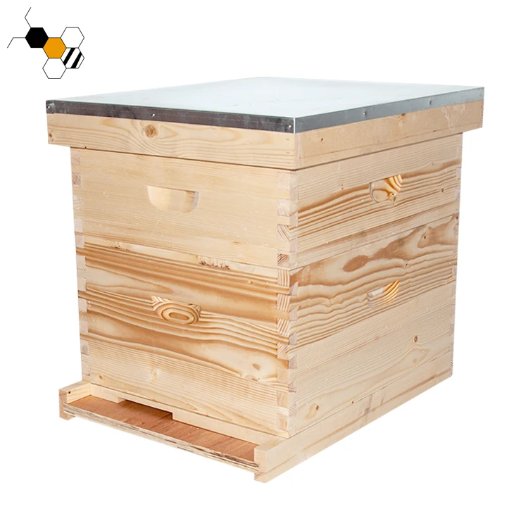 10 Frame Two Layer Bee Box Langstroth Beehive