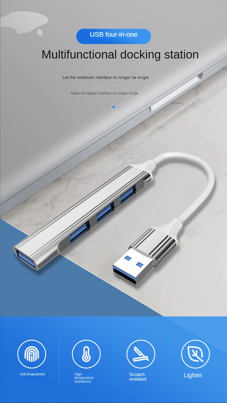 Логотип на заказ Тип c расширитель концентратор док-станция usb c 4 в 1 компьютер Разветвитель USB док-станция зарядное устройство с usb 3,0 порт