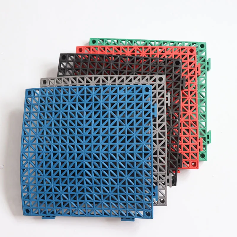 30*30 cm Home Kitchen Mat Bathroom PVC Waterproof Hot Sale Anti-Slip Plastic PVC Mat Splicing