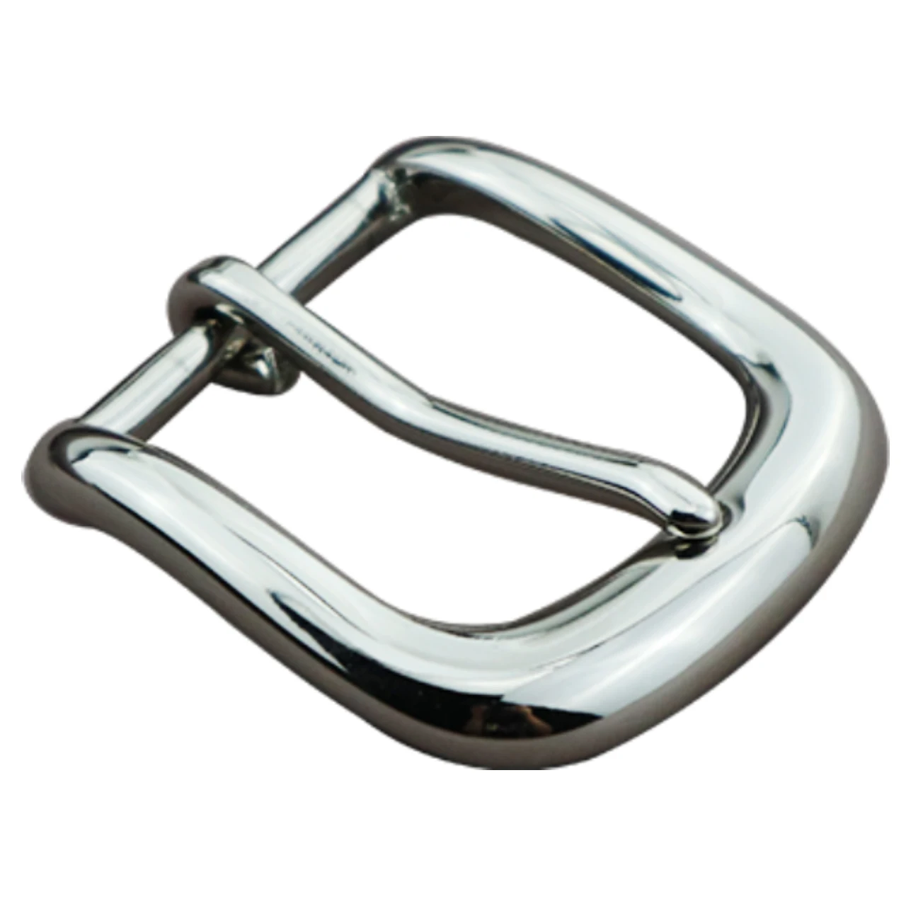 Hot selling 35MM SOLID BRASS  belt buckle Single pin  buckle For Men nickle finish