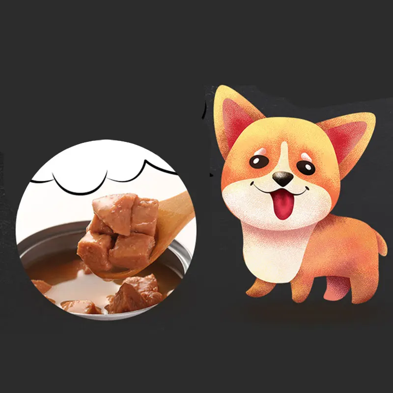 
High Quality different flavors wet canned pet food/wet dog food 