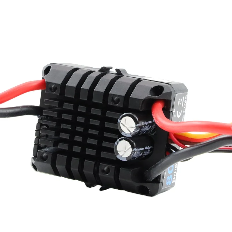
Turbo Racing TB-60080 1:8 Brushed 80A Speed Controller Waterproof programmable ESC Program Card BEC Crawler- Brushed For RC car 