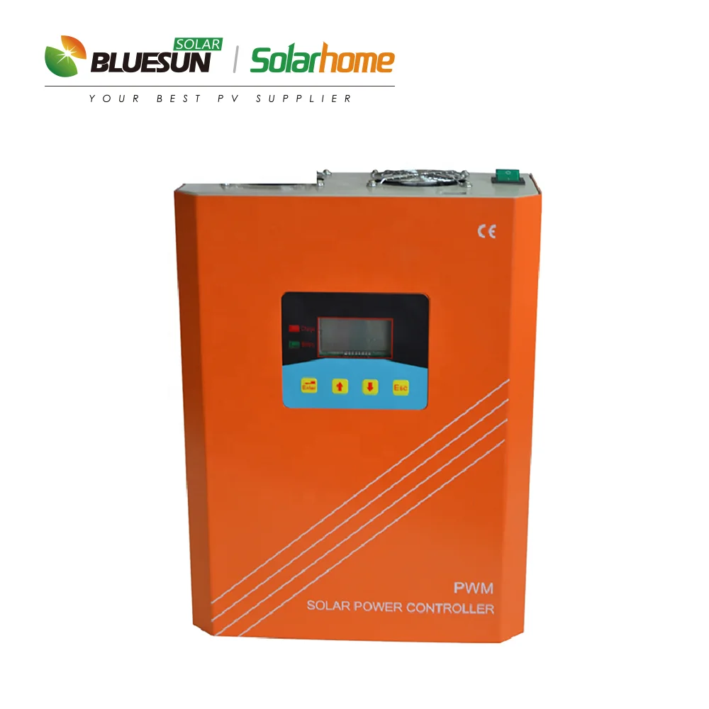 High quality PWM charger controller manual 50a 60a 96 volt charge controller for solar panel 20 amp