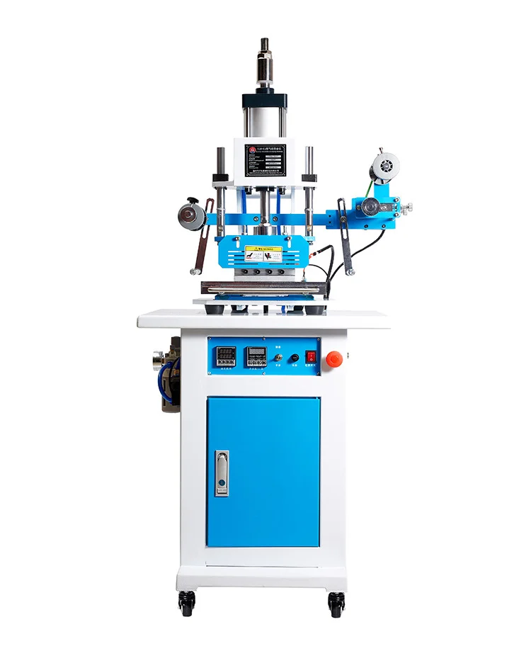 China Manufacturers Leather logo Embossed Paper Automatic Pneumatic Hot Stamping Machine Automatic Pneumatic Stamping Machine
