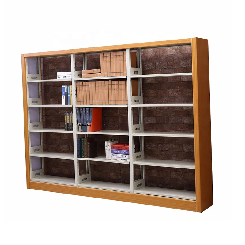 
Library Furniture Modern Metal Industrial Frame Library Book Shelves 