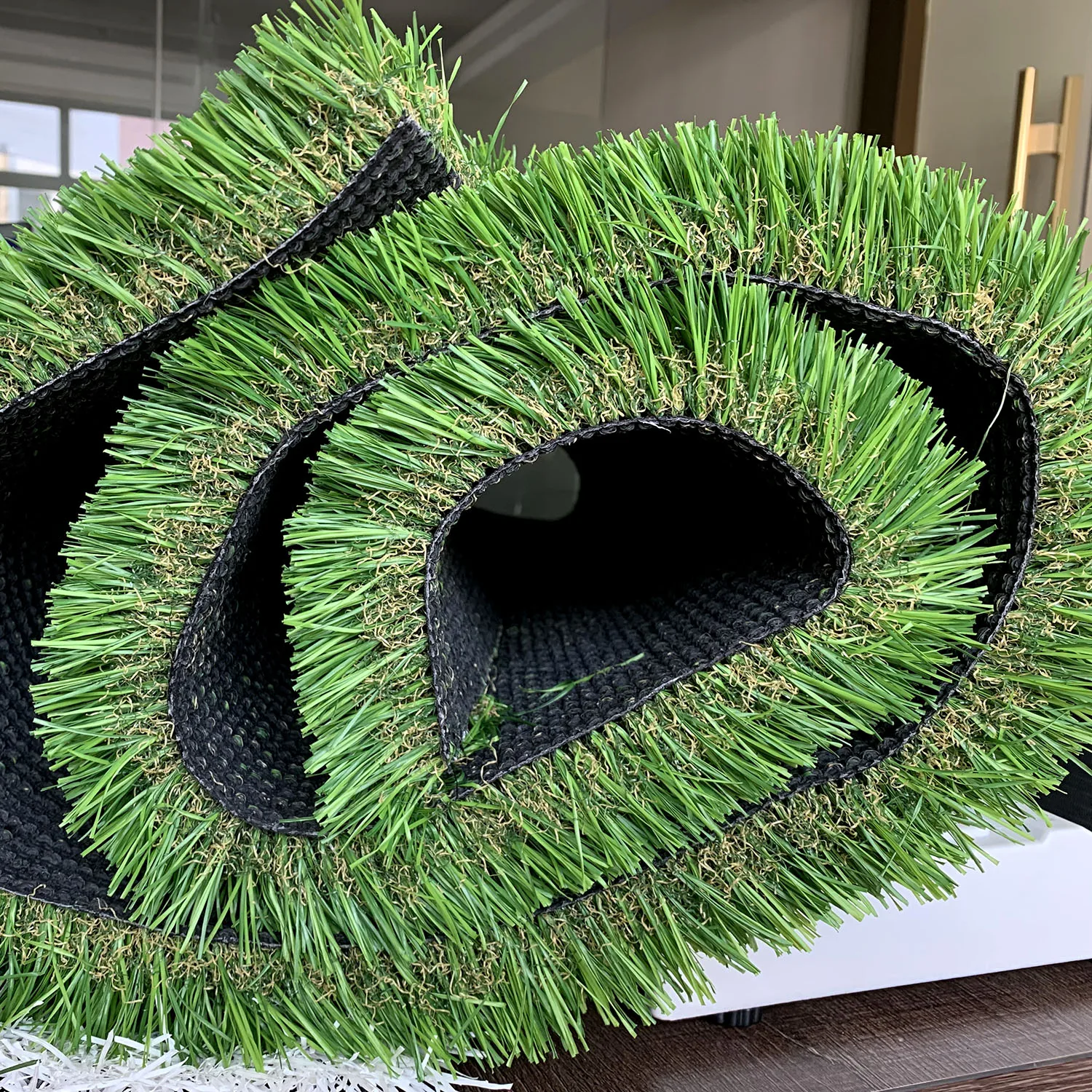 LFLPremium Synthetic Artificial Grass Turf 30mm Pile Height, High Density Fake Faux Grass Turf, Natural (1mx2m)