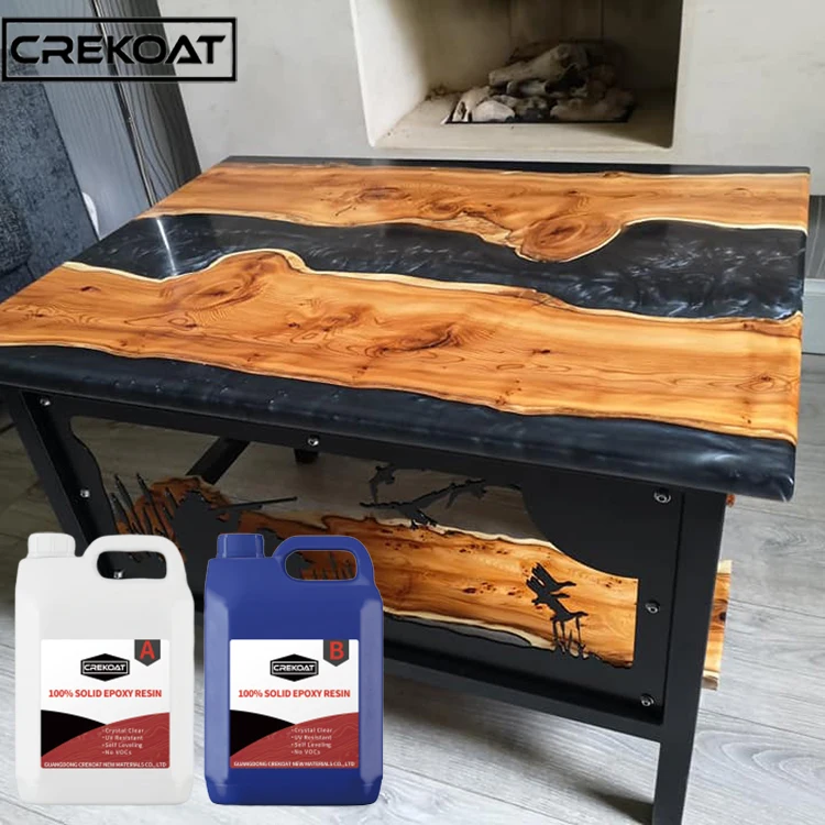 Liquid epoxy transparent resin crystal clear high quality epoxy resin for furniture
