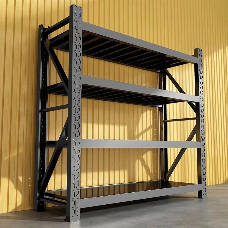 adjustable Storage Stacking Racks Pallet Steel Metal Shelving Shelves Garage Warehouse Rack