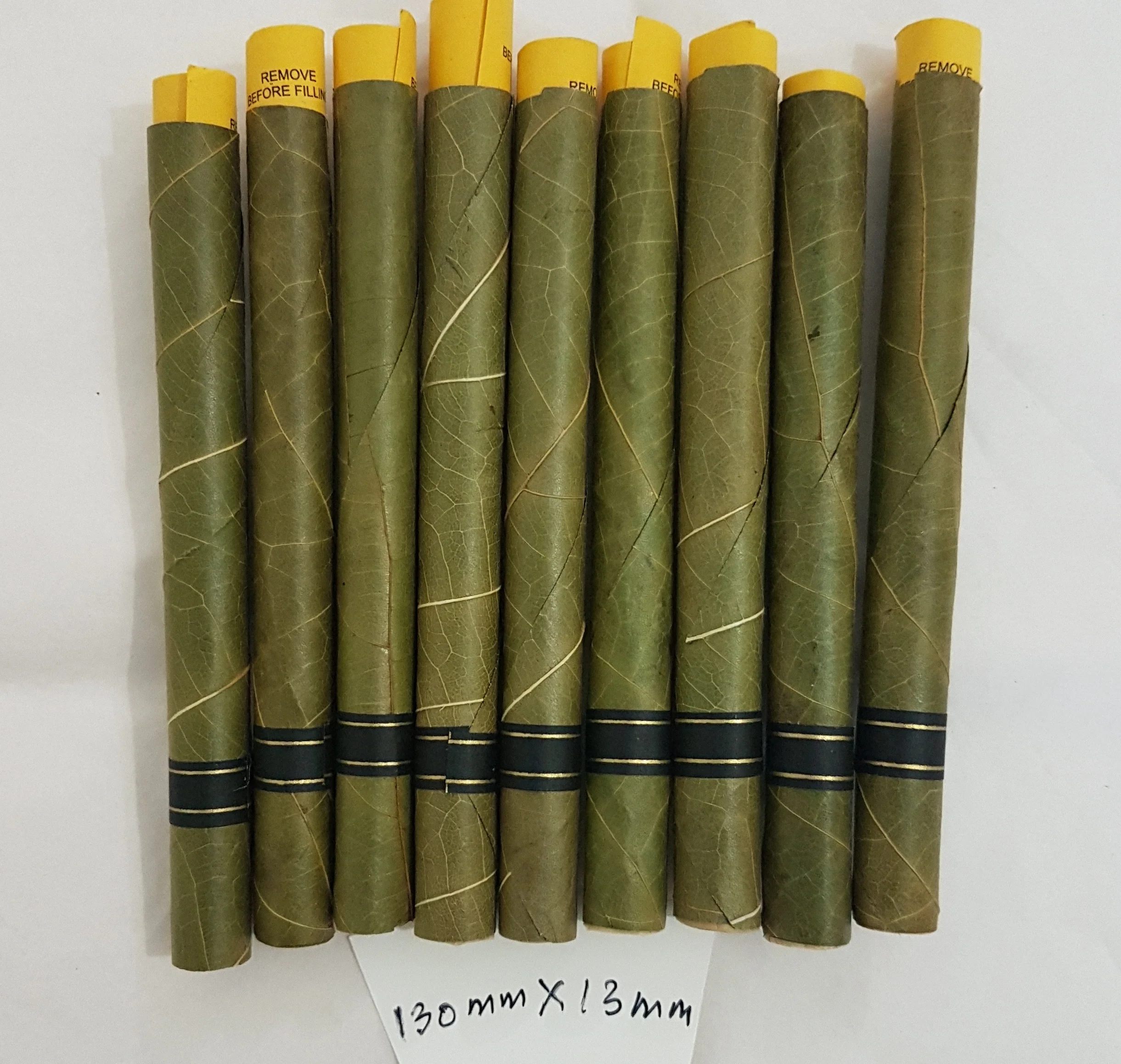 
Built Your own Brand TNF flavour super slow burning Ebony Palm Leaf tendu bulk leaf custom cones 4 USA in your brand 