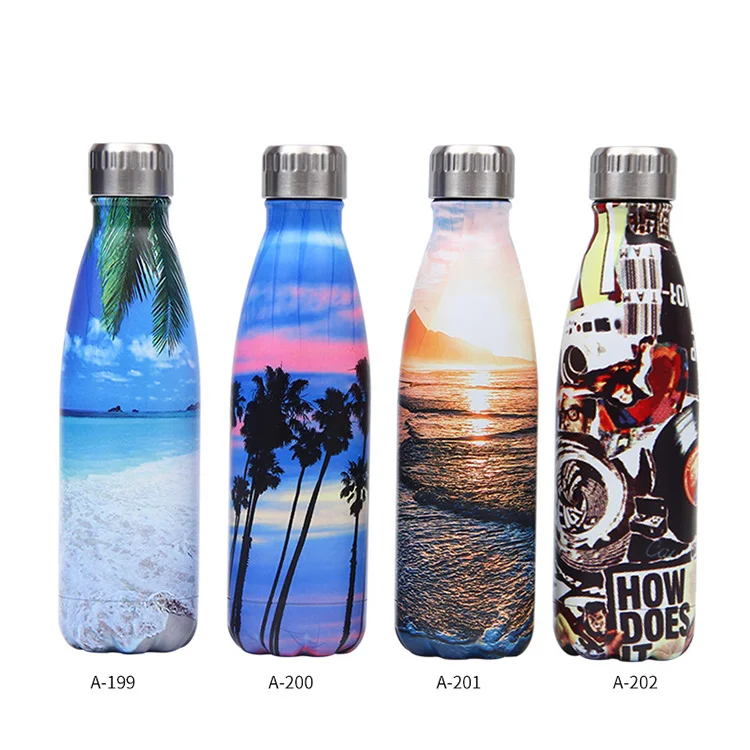 
Hot Sale 500ml Flower Series Thermal Double Wall Leak Proof Vacuum Cups 