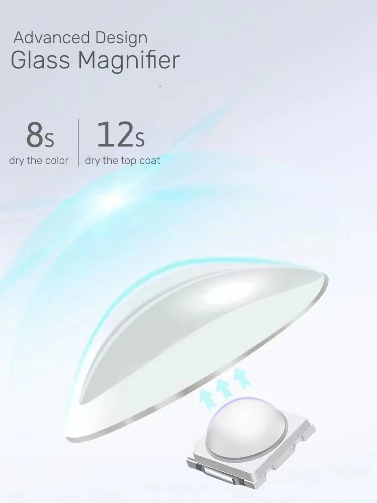 MyBeautyNails Wholesales OEM Private Label Gel X Tip Extension Portable Cordless Rechargeable Mini UV LED Flash Cure Light