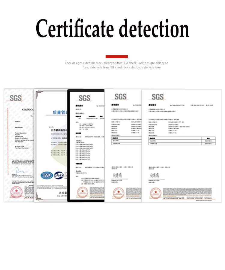 TaiFo High quality parquet plastic slatted wood pvc click plank waterproof spc flooring