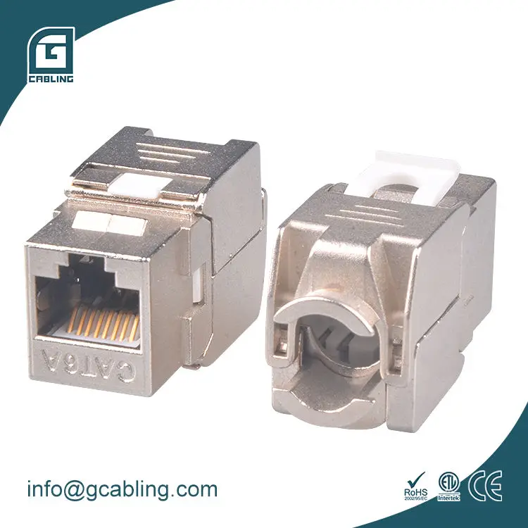 Сетевая розетка Gcabling Keystone Jack 8P8C Cat6 Cat6a 180 градусов настенная без инструментов модульный разъем CAT 6a 6 RJ45 keystone