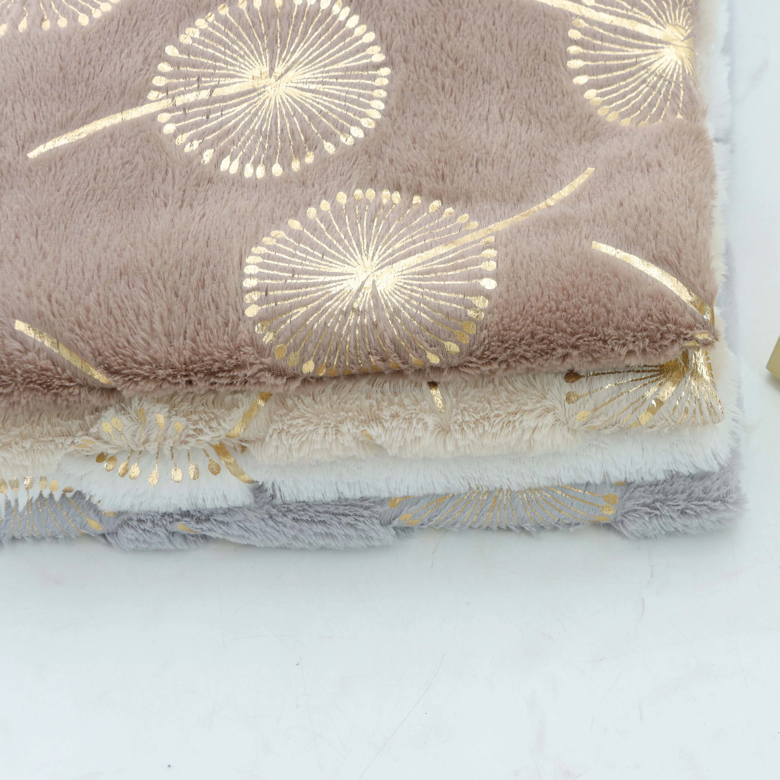 Recycled Custom Super Soft Wholesale Star Pattern Polyester Knit Fabric Hot Stamping Foil For Fabric