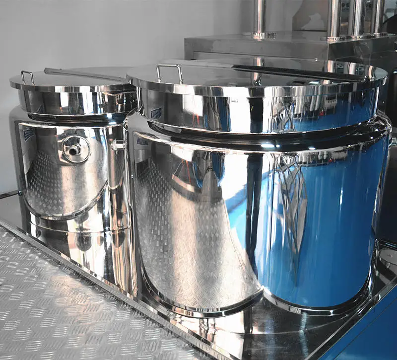 Equipment Mixer For Creams Emulsifier Machine Homogenizing Vacuum Maker Homogeneous Cream Cosmetic Manufacturing Production Line