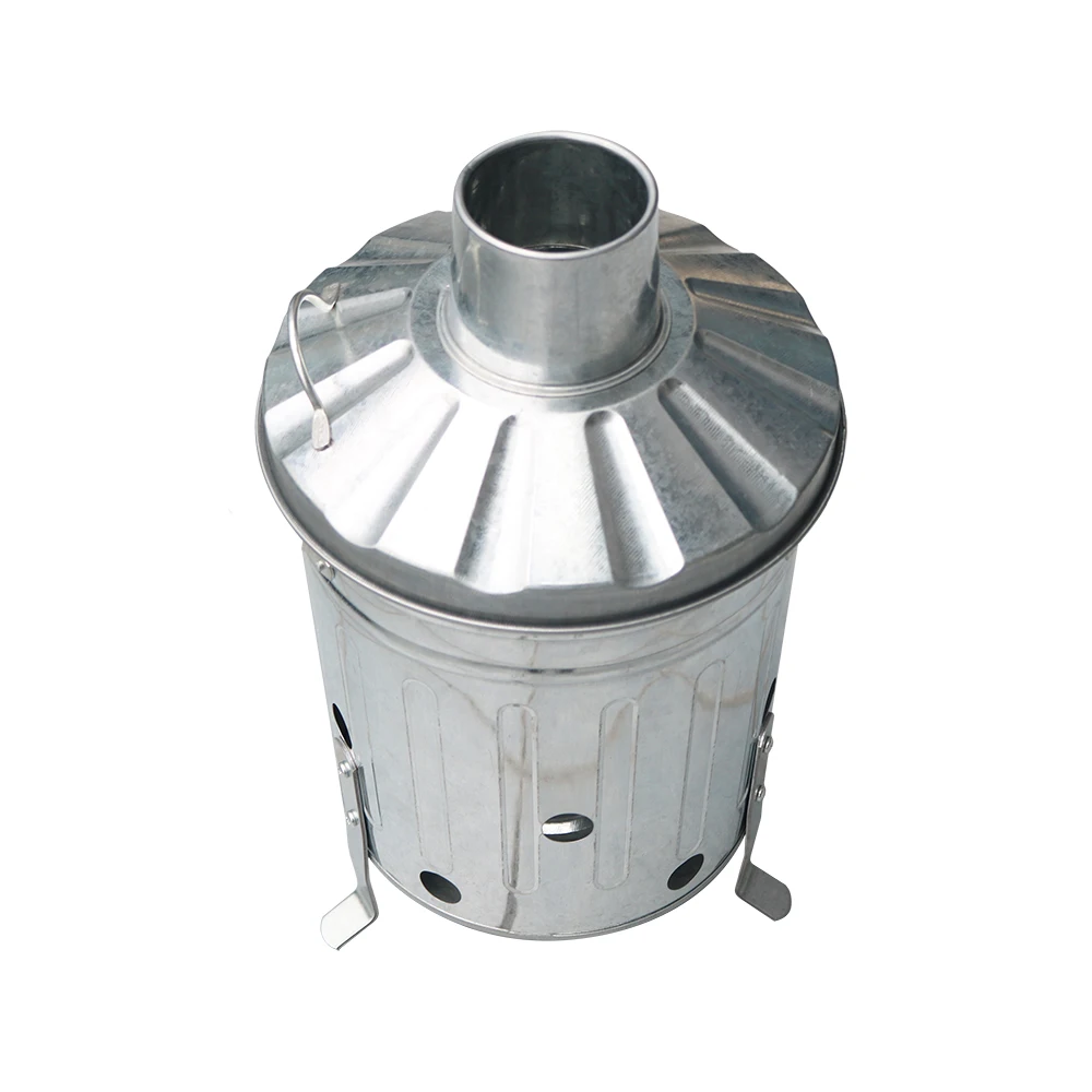 High Quality 14L Silver Incinerator Steel Metal Incinerator Mini Garden Incinerator