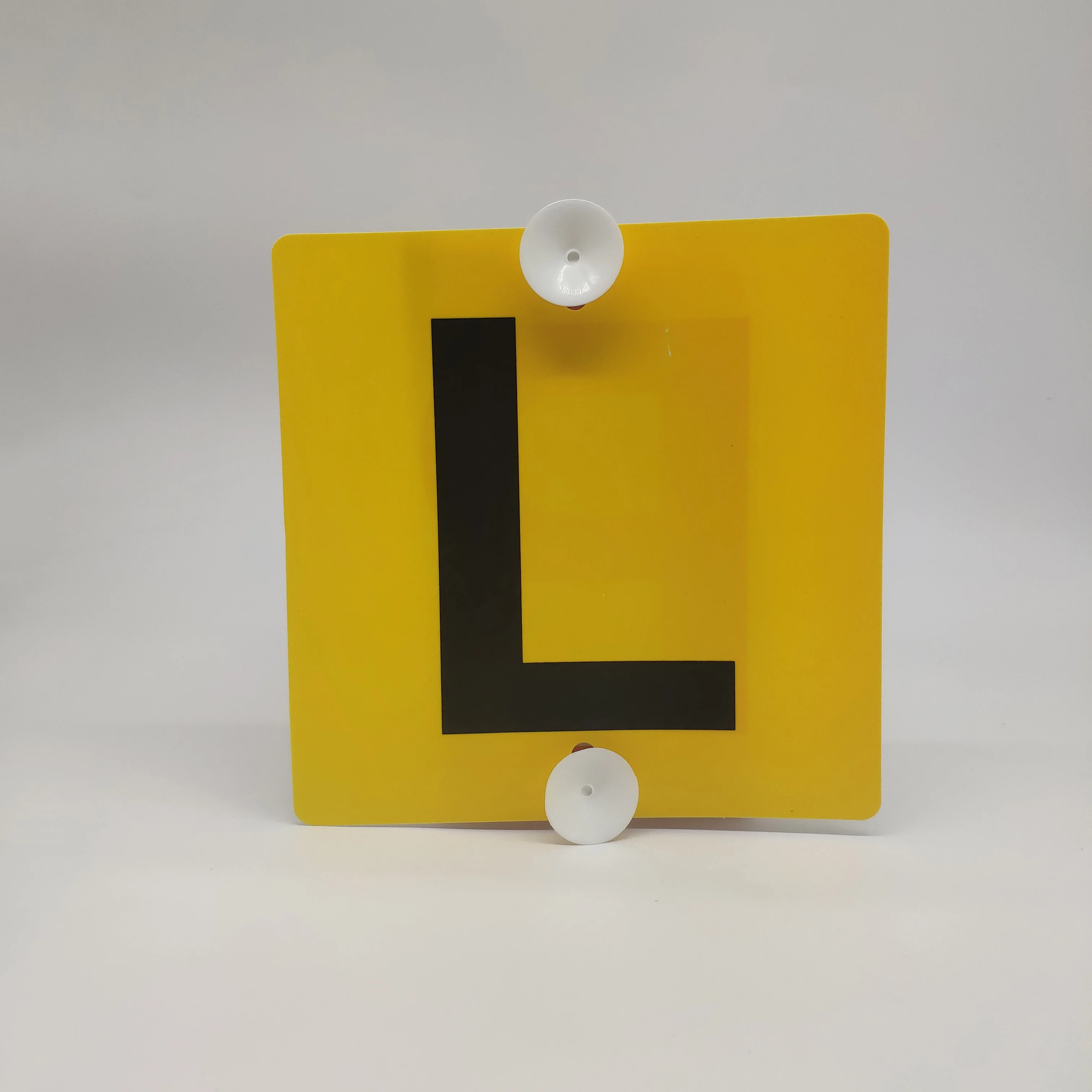PVC LP plates 2 packs, learner plates extra strong stick on car for new learner drivers double sides