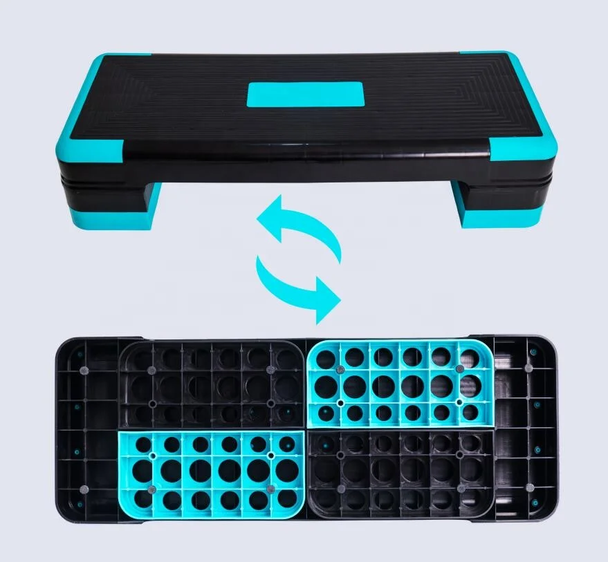 90cm 3-Level Fitness Exercise Board Adjustable Aerobic Step Platform