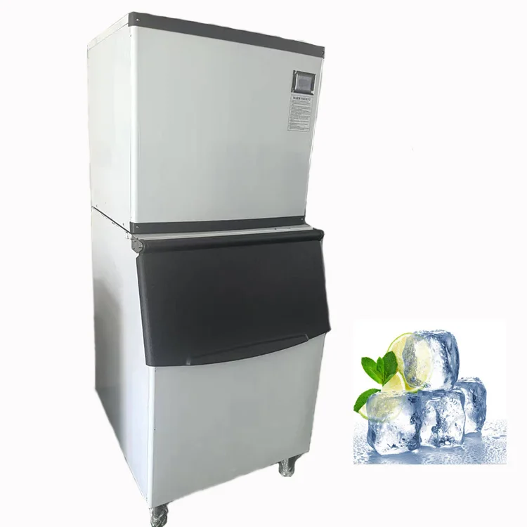 500KG/day Large Capacity Industrial Ice Cube Making Machine vertical Commercial Ice Machine