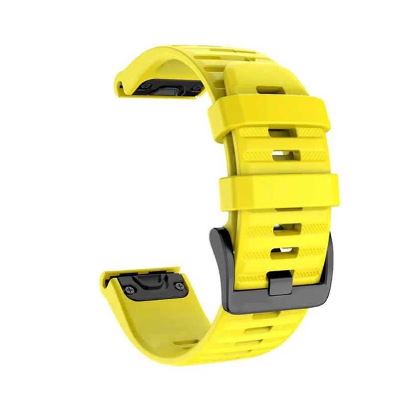 Силиконовый браслет для смарт-часов Garmin Fenix 6 6S 6x7x7 Pro 5 5X 5S 3HR 955 с сапфиром на солнечной