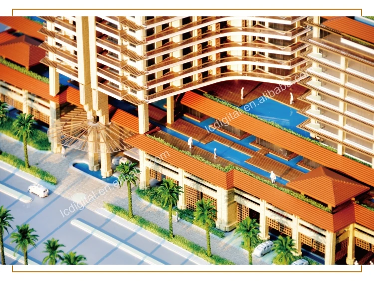 High Quality Retail Model Architectural Scale Buildings Diorama architectural model factory