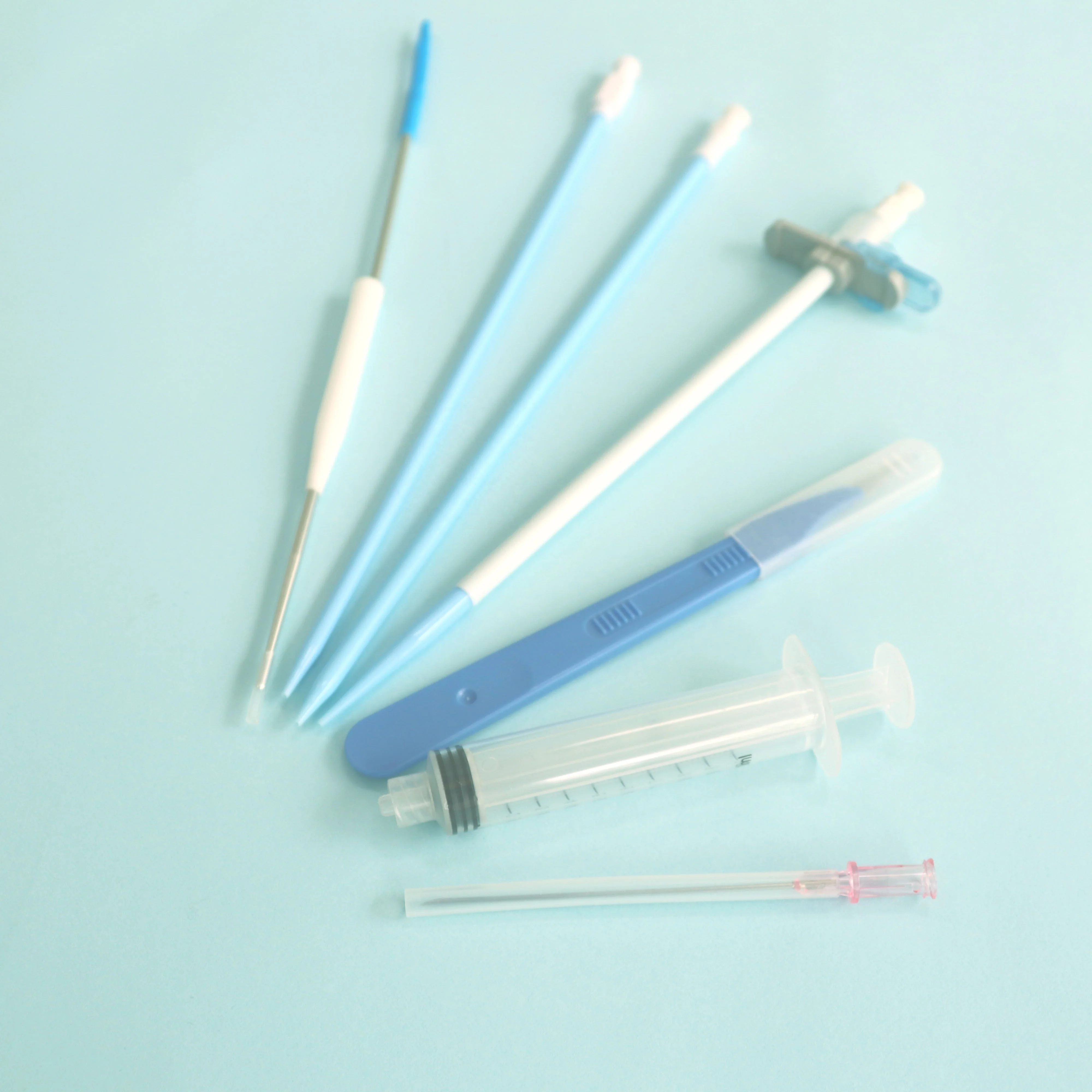 Tianck Medical Supplies Consumables Hemodialysis Catheter Kit Adult Adolescent 16F 11F PD Peritoneal Dialysis