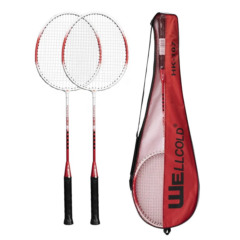 wholesale 2021 factory high quality low price  Iron alloy  rackets badminton for family fun