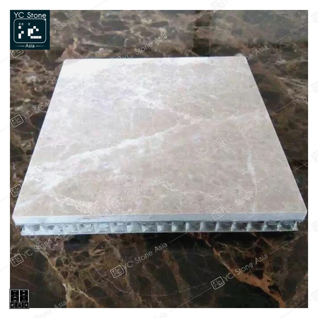 
External Wall Cladding 10mm Aluminum Honeycomb Core Sandwich Panel Waterproof And Heat Insulation 
