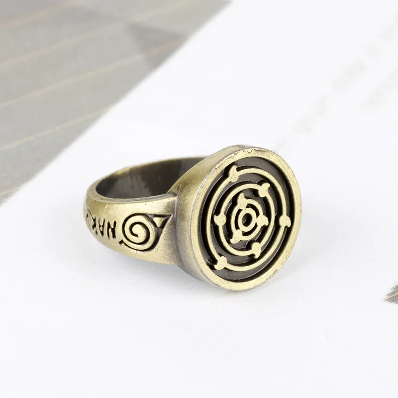 2023 Hot Selling Wholesale Fashion Creative Metal Japanese Anime Manga ACG Two-dimensions Ring for Cosplay
