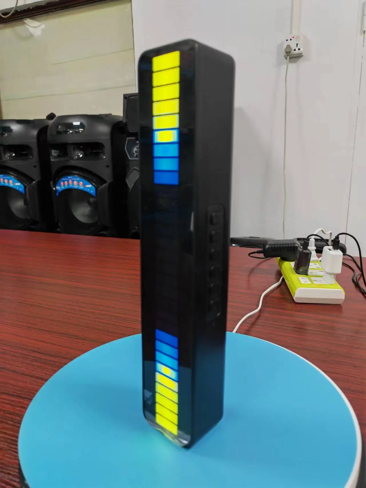 Светодиодная лента для динамиков 7 цветов уличная креативная Rgb-гирлянда музыка рок-свет фотография водонепроницаемые динамики
