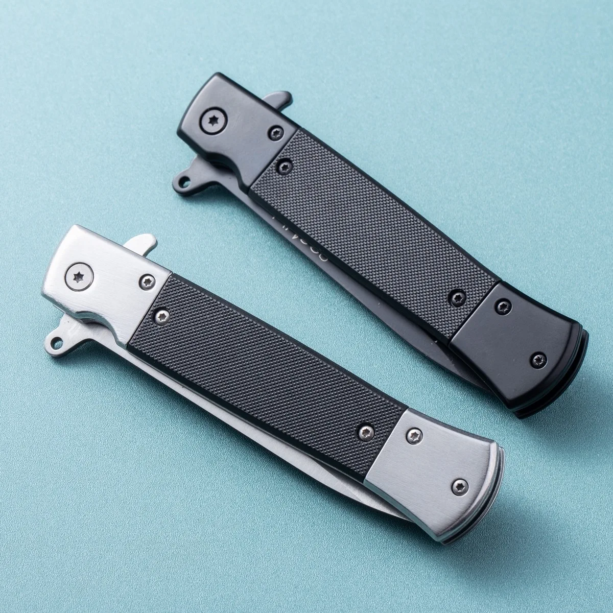 Very Popular hot selling portable tactical folding knife self-defense pocket knife 440c steel with clip Ready to ship Wholesale