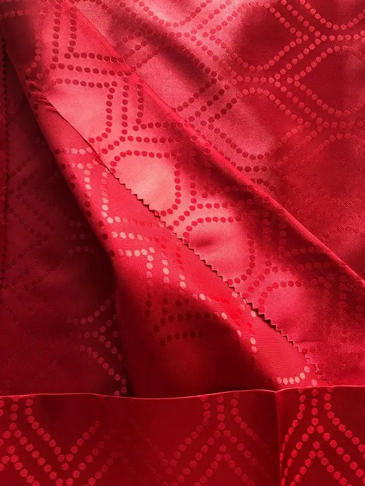 100% полиэстер, тканая жаккардовая атласная ткань для подкладки 75D * 150D