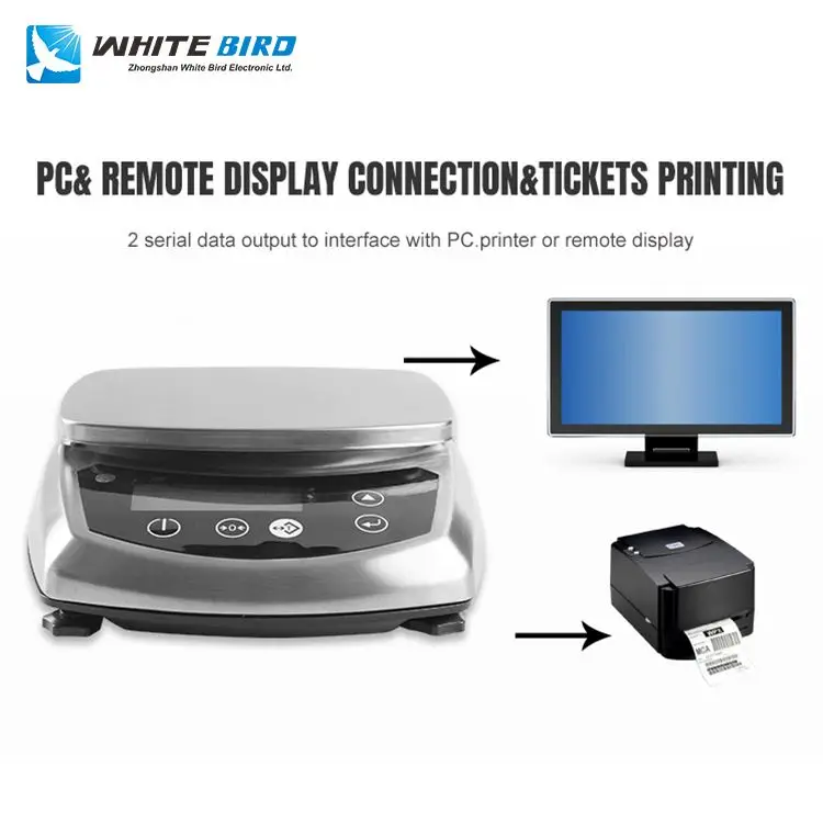 Waterproof Industrial Weighing Strong Electronic Kitchen Scale For Fruit Vegetable