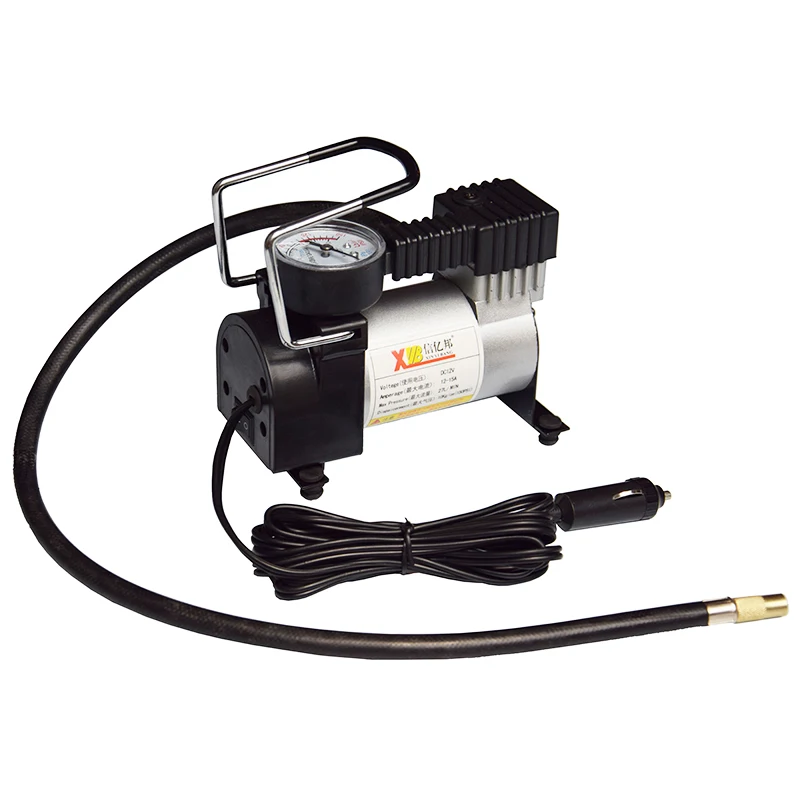 Mini Auto Inflator Electric Small Car Tire Air Compressor metal pump