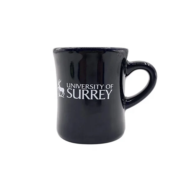 Large Straight shape Cup Black Matte Glazed Stoneware Ceramic Mug