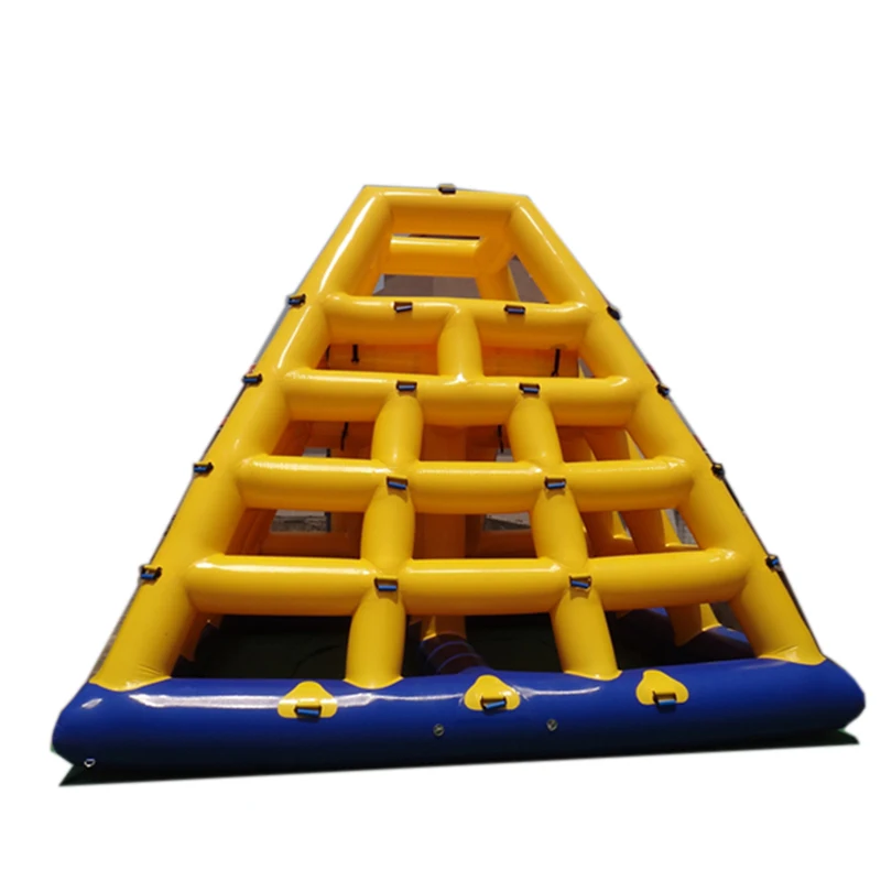 
Large aqua fun park amusement inflatable floating slide / inflatable climbing water slide for sale 