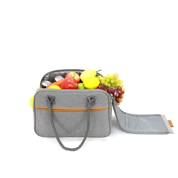 Heather Polyester Material or Popular Design Custom Insulated  Cooler Bags Picnic Bag