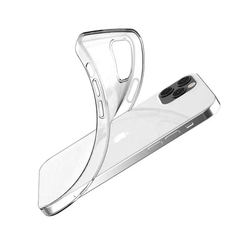 Новинка, аксессуары для телефонов iPhone 12 13 14, тонкий ударопрочный чехол, кристально прозрачный чехол для телефона iPhone 12 13 14 pro max 1,0 мм