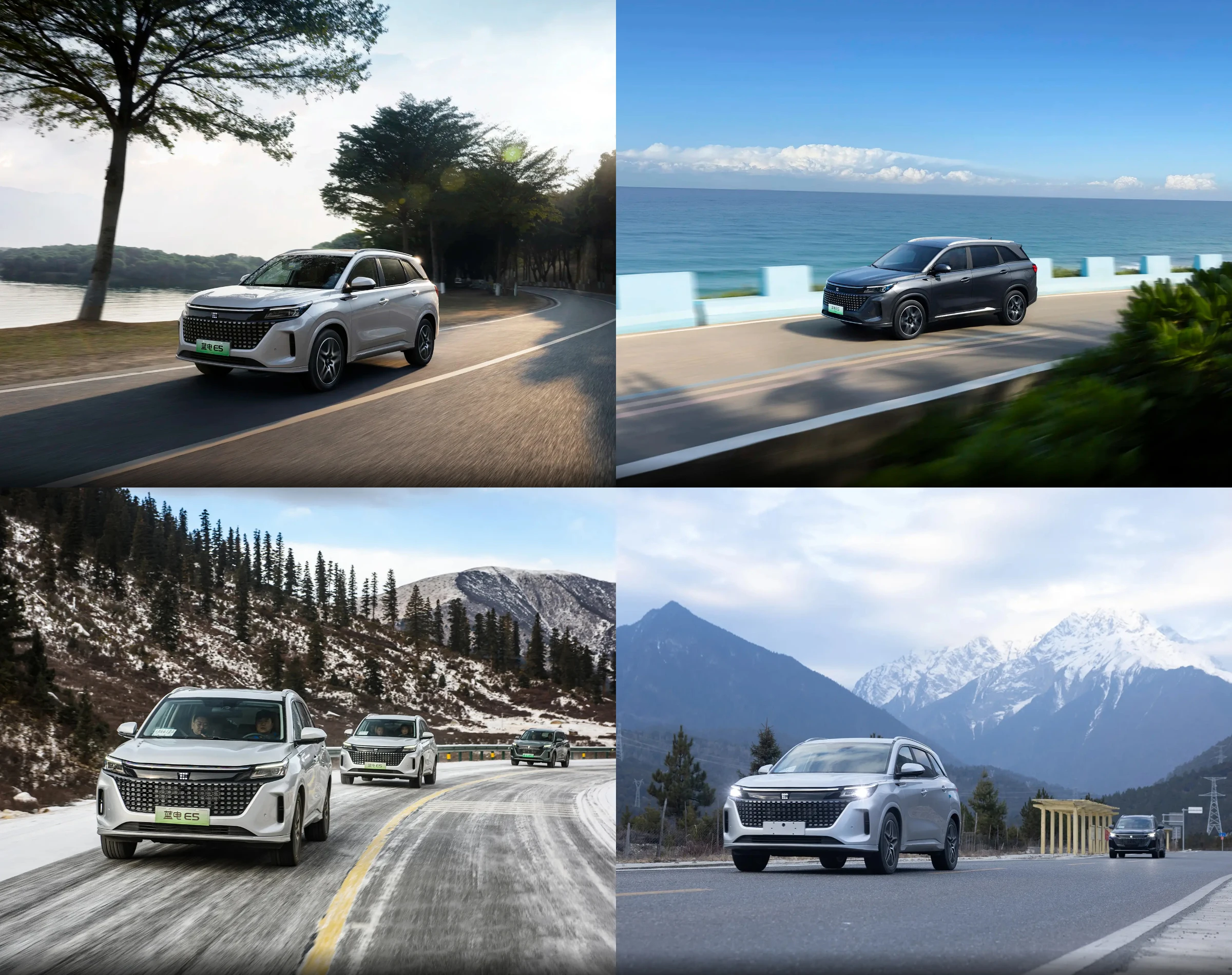 EU certified hybrid SUV DFSK E5 plug in 5/7 seats 1.5L engine full range 1150KM for Europe market
