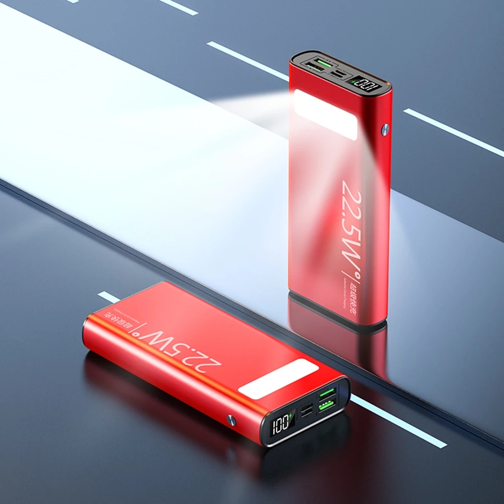 Wholsell manufacture metal 20000mah power bank quick charge 3. PD 22.5w power bank power banks 30000mah